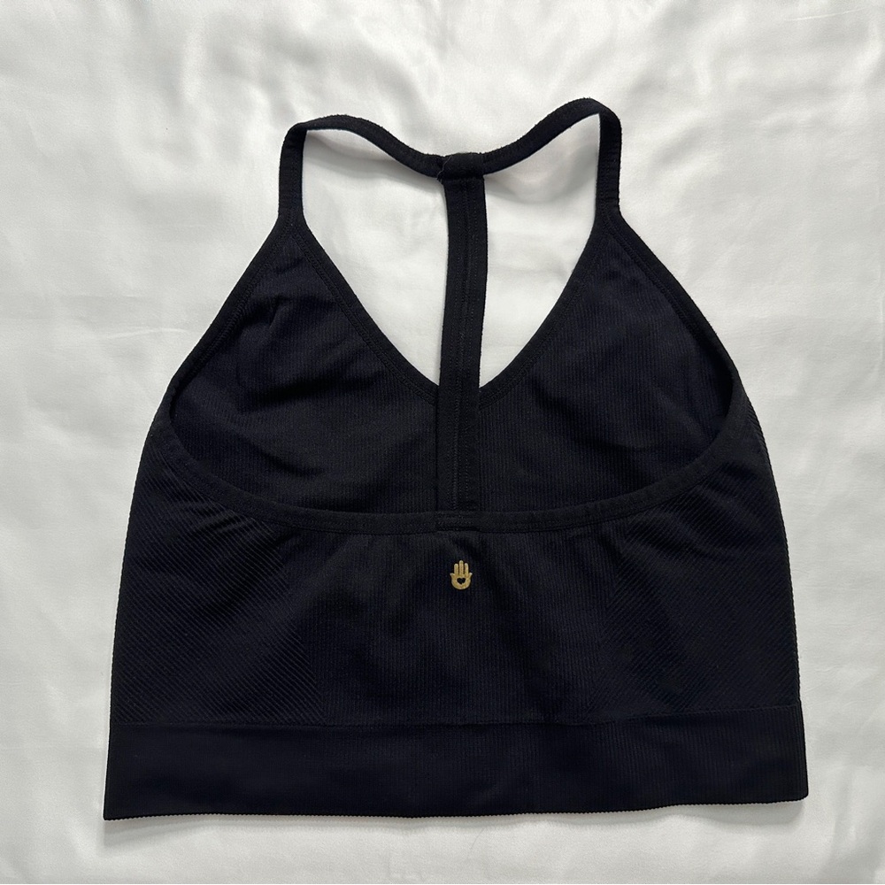Spiritual Gangster Black Racerback Sports Bra - Picture 3 of 7